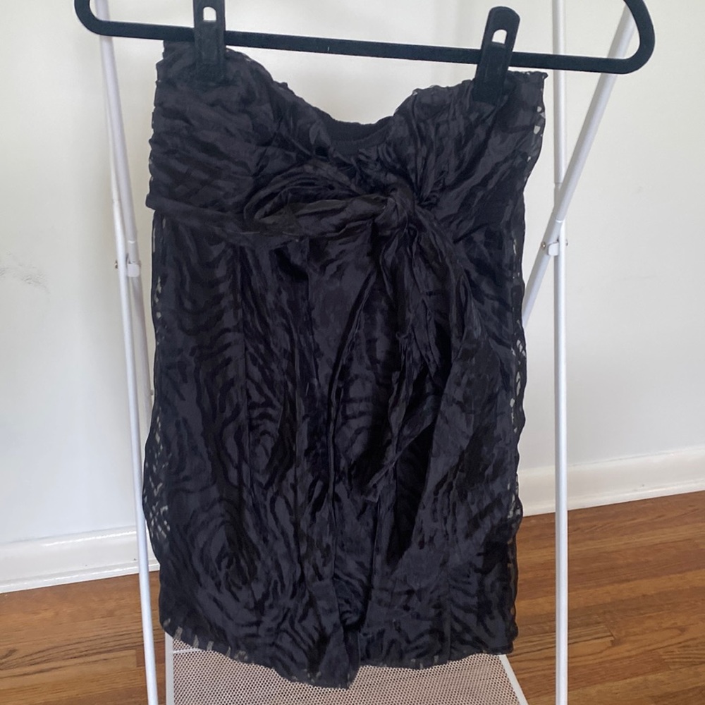Rubber Ducky Princess Cut Black Bubble Dress Size Small